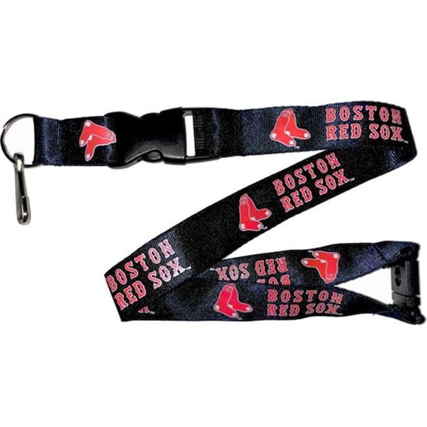 Aminco International Aminco International MLB-LN-095-24 Lanyard - Boston Red Sox MLB-LN-095-24 - main